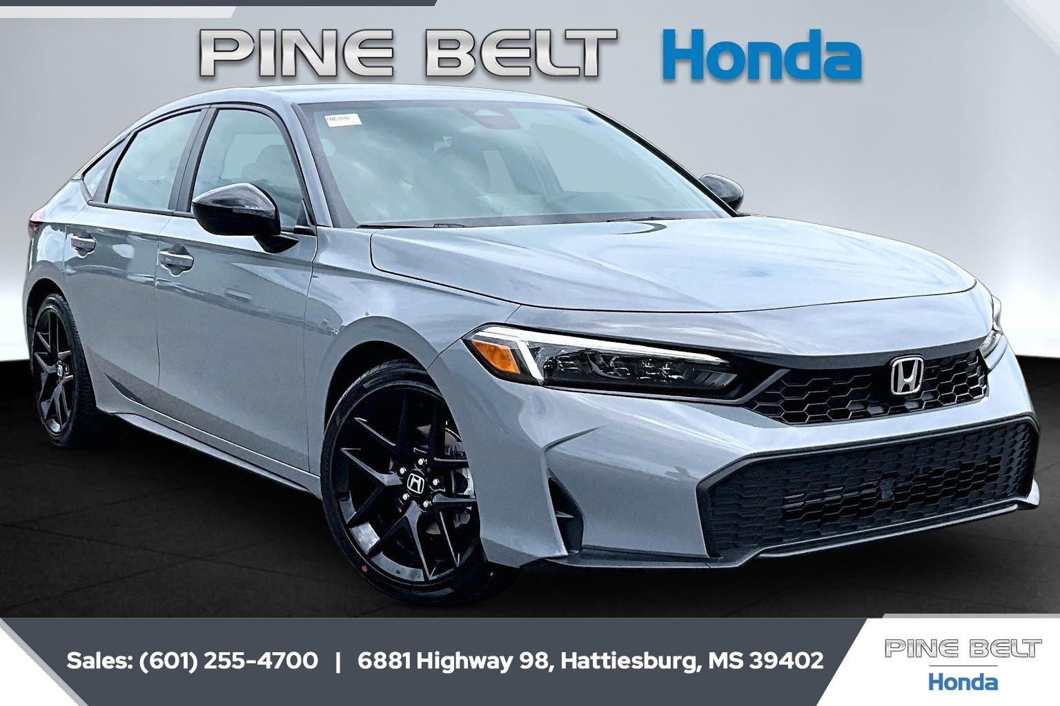 Urban Gray Pearl 2026 Honda Civic Hatchback Hatchback Front-Wheel Drive Continuously Variable Transmission