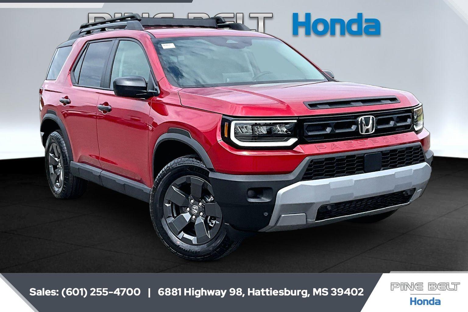 Radiant Red Metallic II 2026 Honda Passport SUV / Crossover All-Wheel Drive Automatic