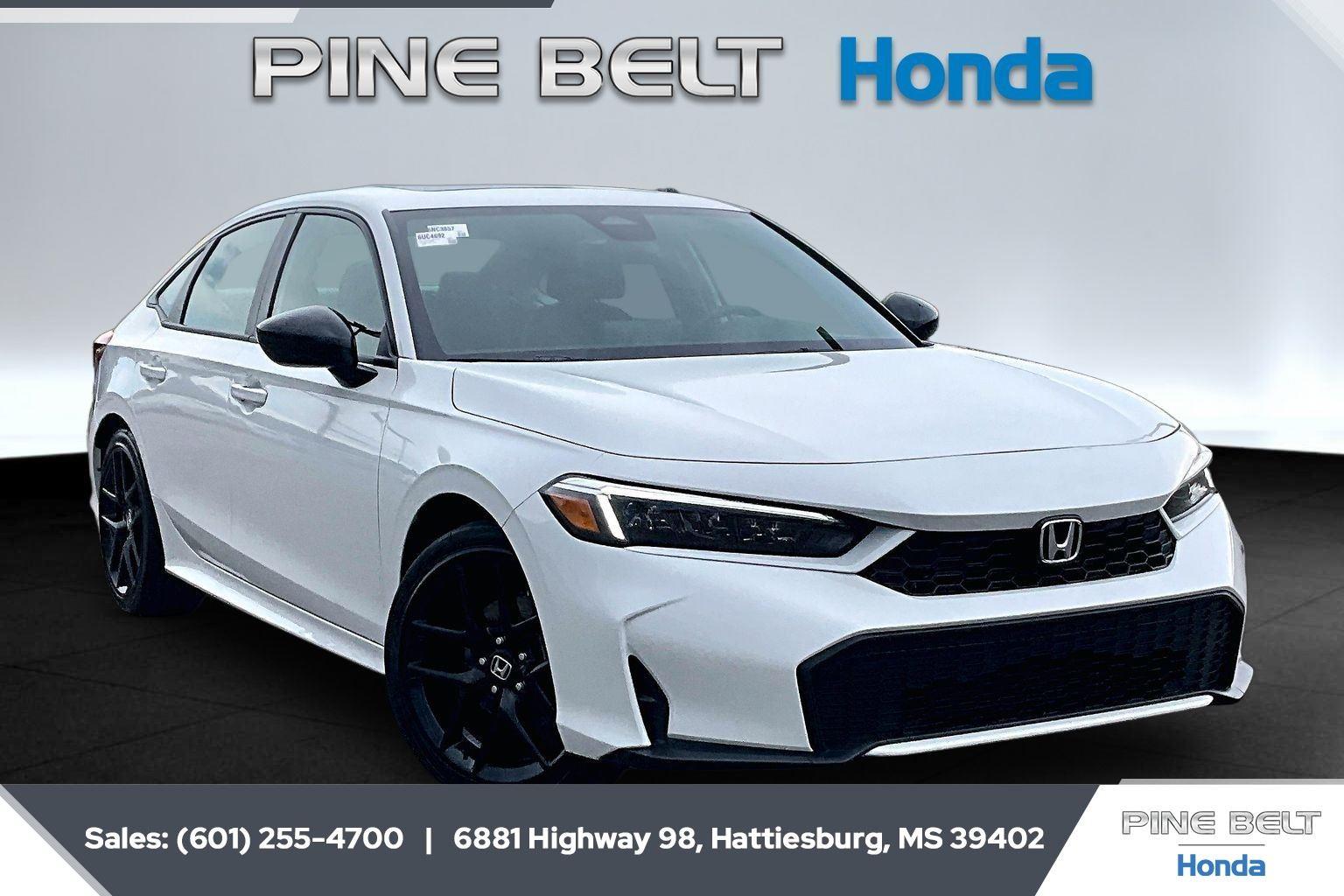 PLATINUM WHITE PEARL 2026 Honda Civic Hybrid Sedan Front-Wheel Drive 