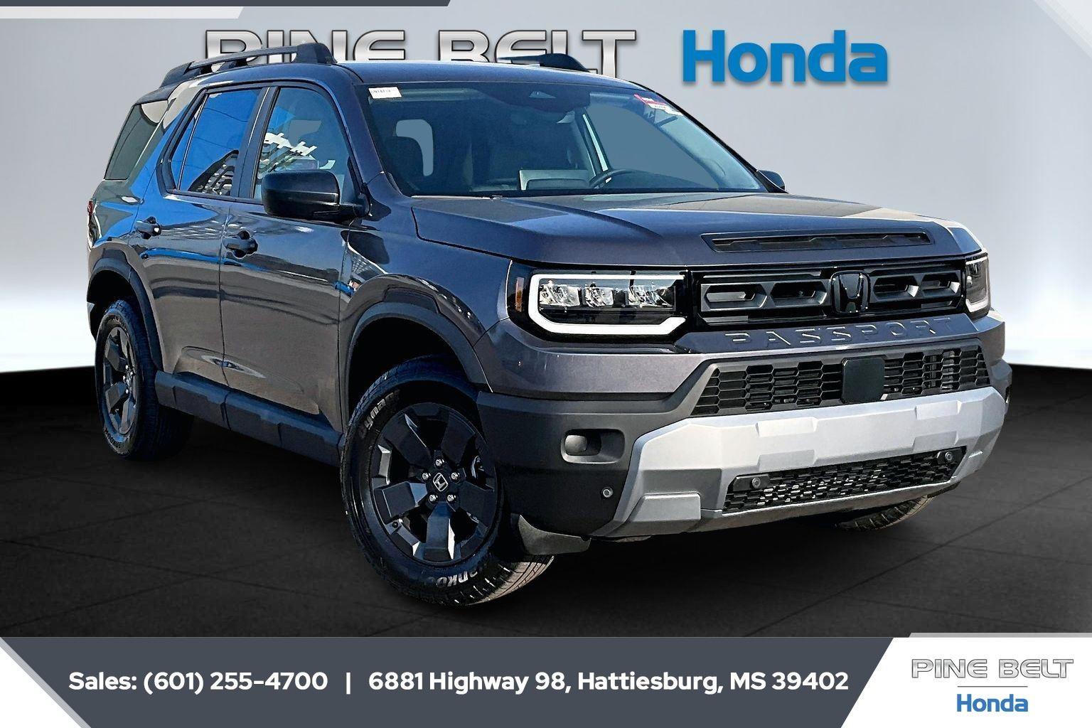 Gray (Modern Steel Metallic) 2026 Honda Passport SUV / Crossover All-Wheel Drive Automatic