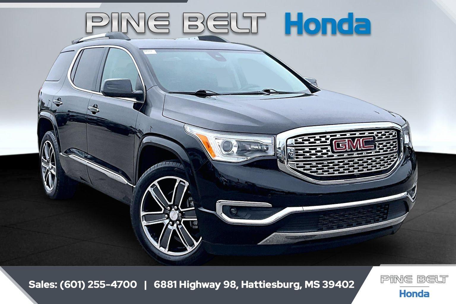 Black (Ebony Twilight Metallic) 2019 GMC Acadia SUV / Crossover Front-Wheel Drive 6-Speed Automatic