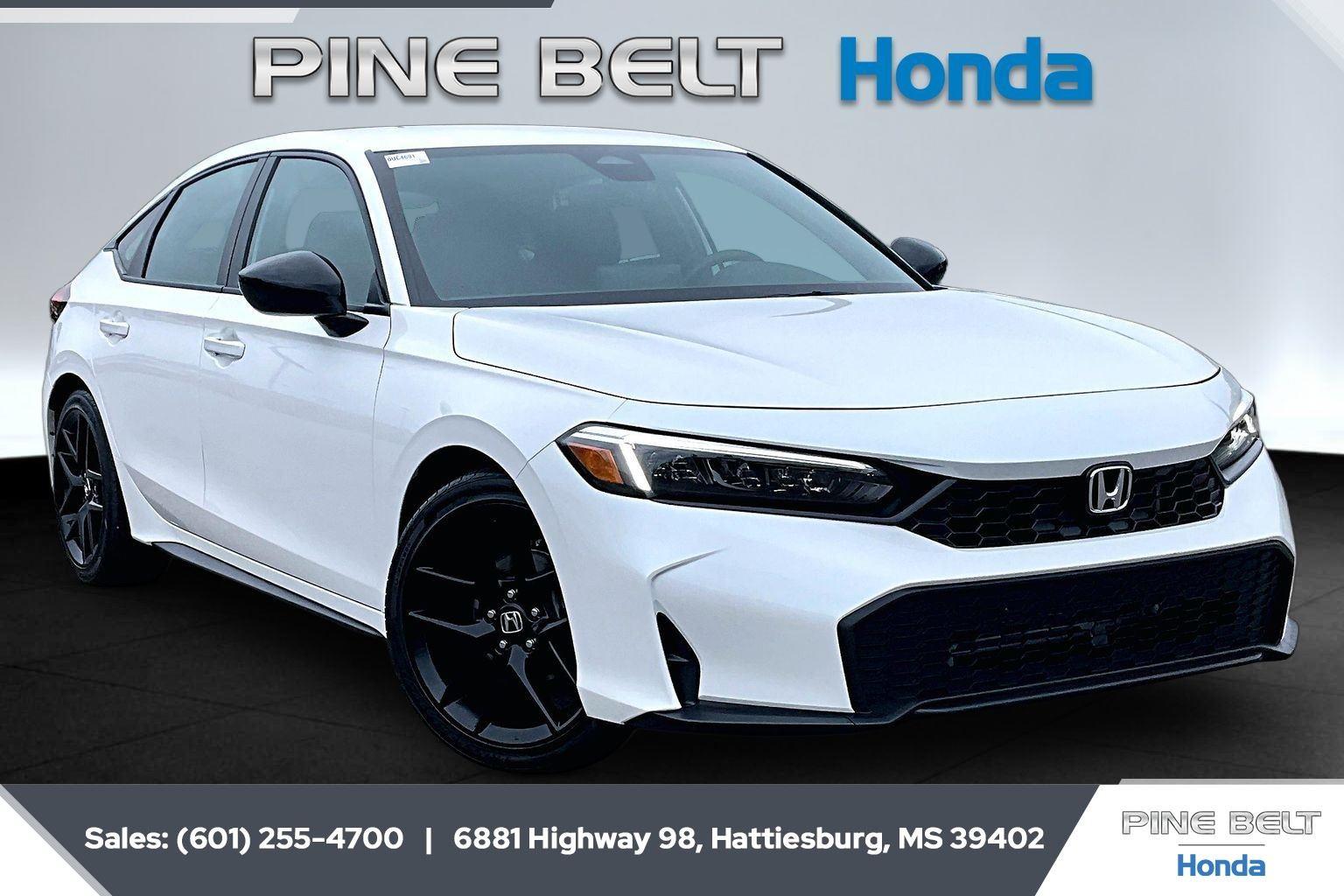 Platinum White Pearl 2026 Honda Civic Hatchback Hatchback Front-Wheel Drive Continuously Variable Transmission