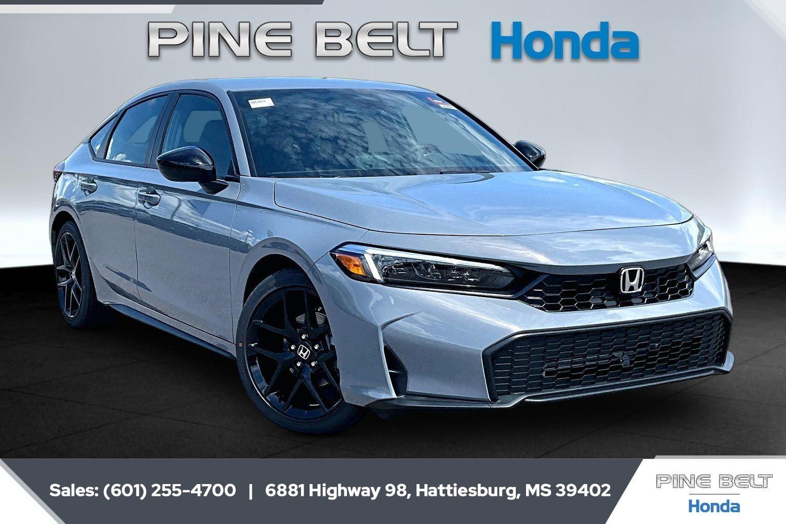 Urban Gray Pearl 2026 Honda Civic Hatchback Hatchback Front-Wheel Drive Continuously Variable Transmission