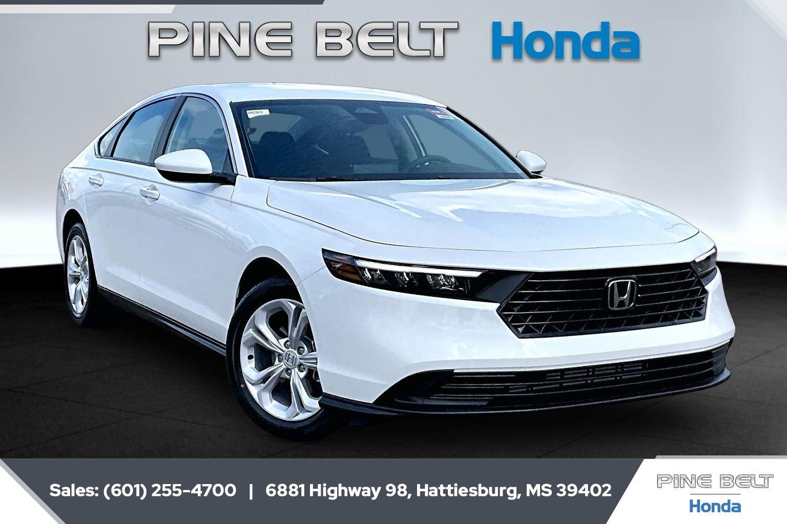 Platinum White Pearl 2026 Honda Accord Sedan Front-Wheel Drive Continuously Variable Transmission