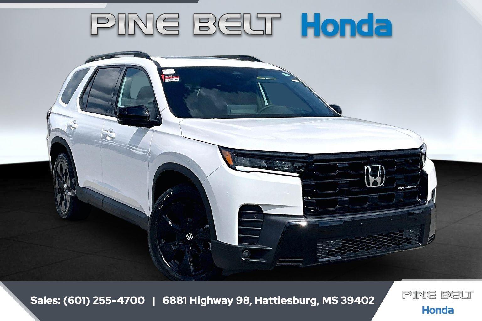 Platinum White Pearl 2026 Honda Pilot Black Edition AWD SUV / Crossover All-Wheel Drive Automatic