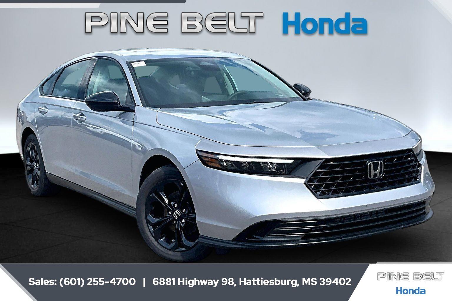Solar Silver Metallic 2025 Honda Accord Sedan Front-Wheel Drive Continuously Variable Transmission