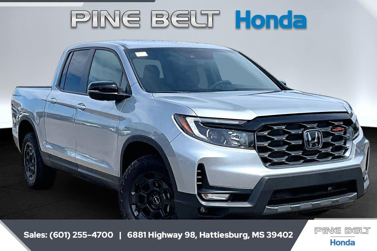 Solar Silver Metallic 2026 Honda Ridgeline Pickup Truck All-Wheel Drive Automatic