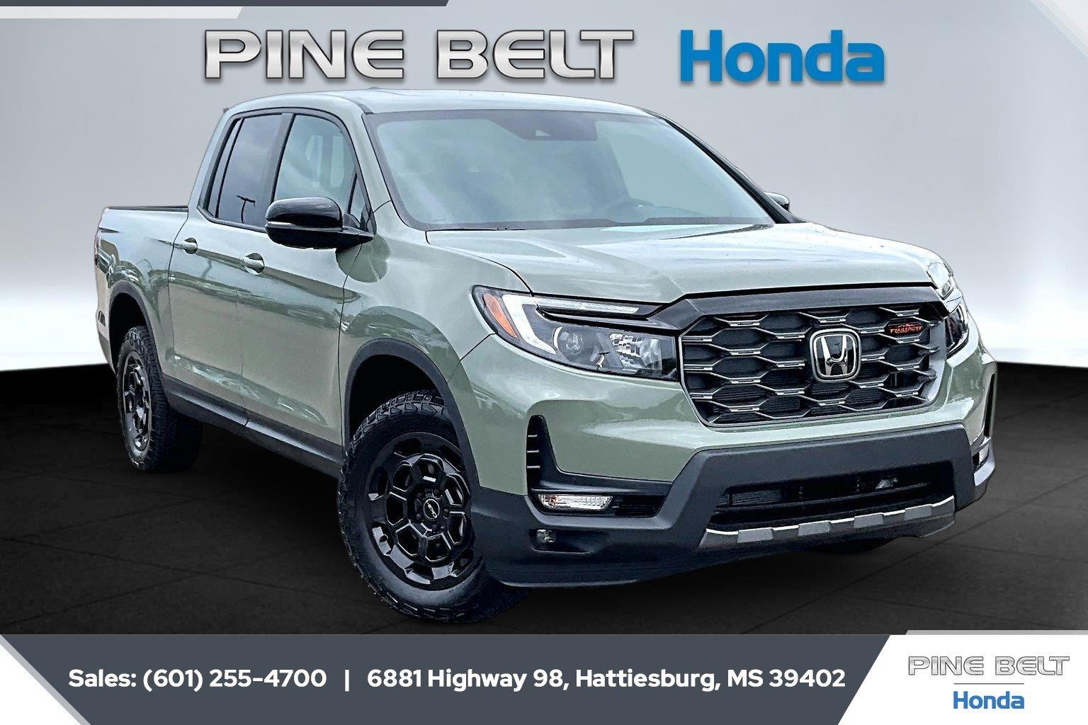 Ash Green Metallic 2026 Honda Ridgeline Pickup Truck All-Wheel Drive Automatic