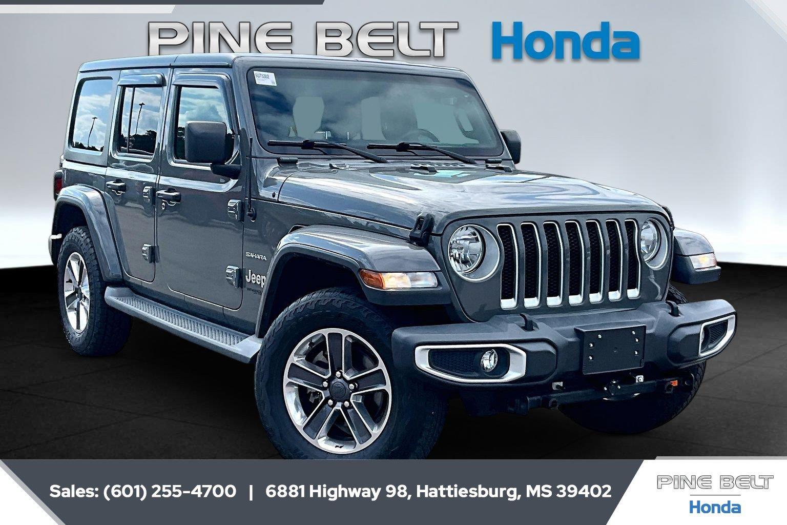 Sting-Gray Clearcoat 2020 Jeep Wrangler SUV / Crossover Four-Wheel Drive 8-Speed Automatic