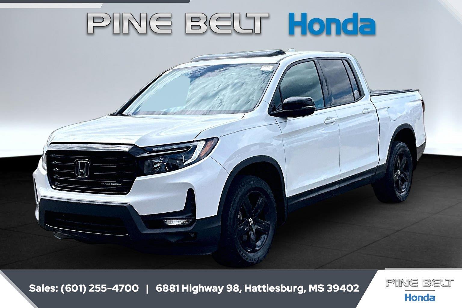 Platinum White Pearl 2022 Honda Ridgeline Pickup Truck All-Wheel Drive 9-Speed Automatic