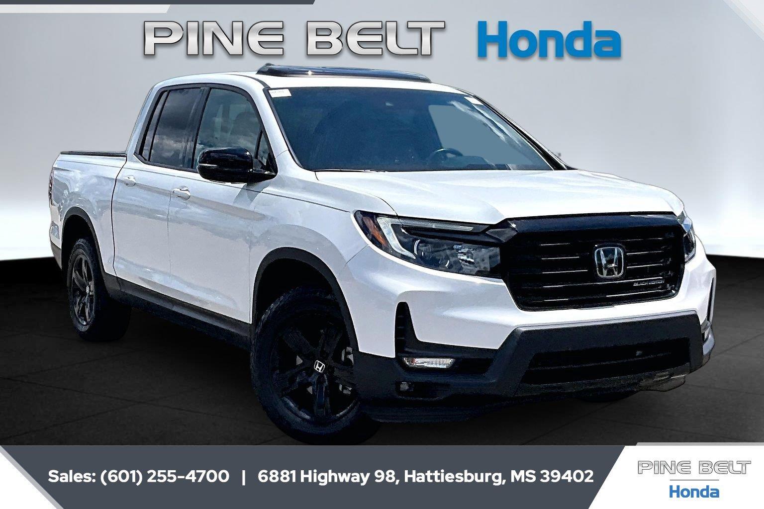 Platinum White Pearl 2022 Honda Ridgeline Pickup Truck All-Wheel Drive 9-Speed Automatic