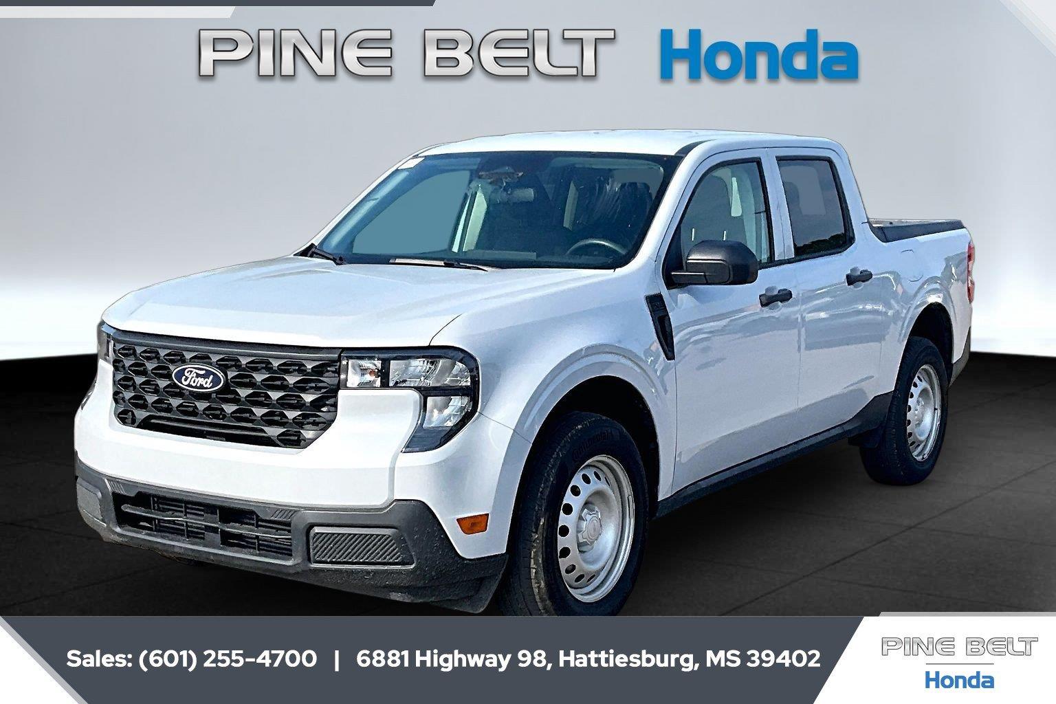 Space White 2025 Ford Maverick Pickup Truck All-Wheel Drive 8-Speed Automatic