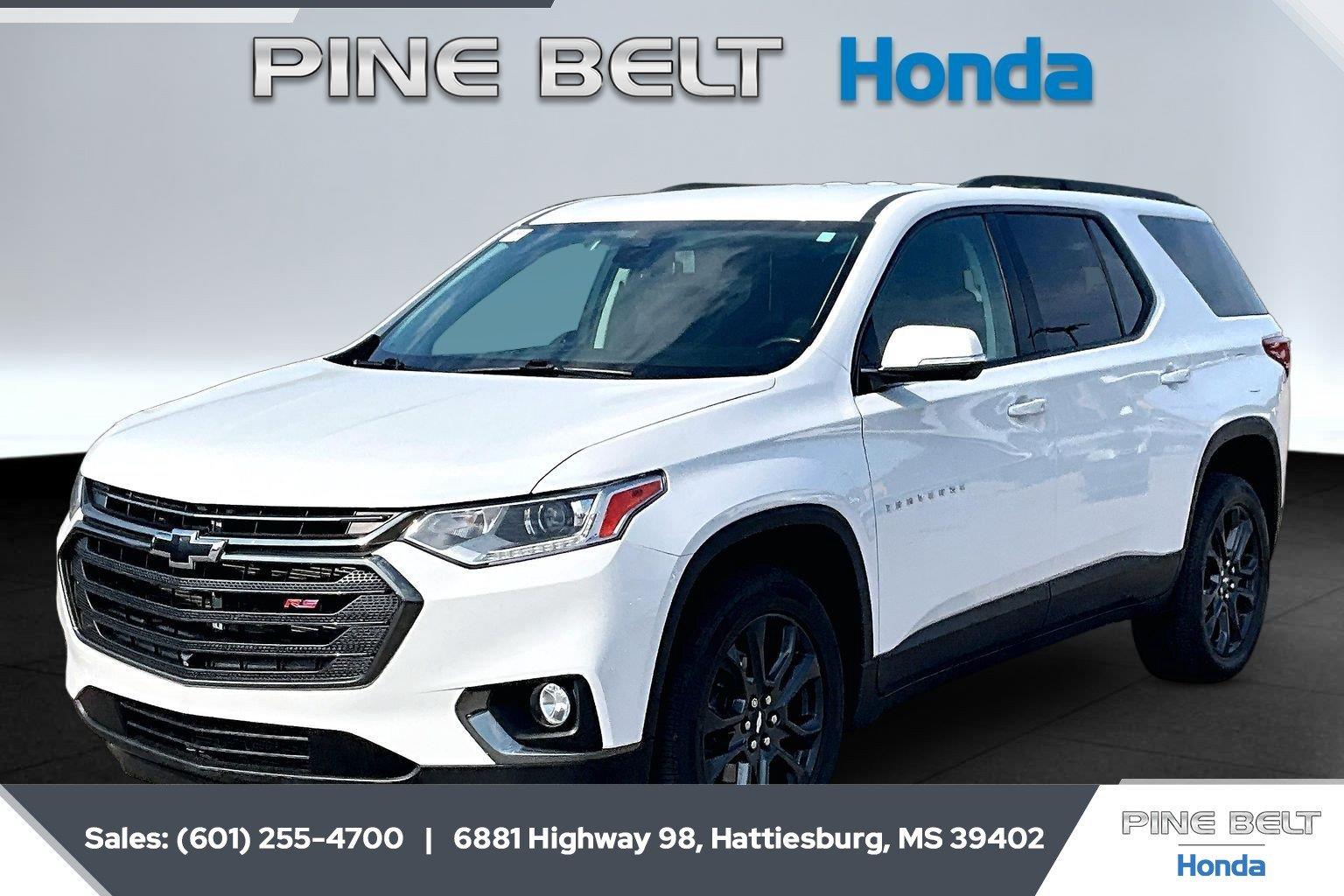 Summit White 2020 Chevrolet Traverse SUV / Crossover Front-Wheel Drive 9-Speed Automatic