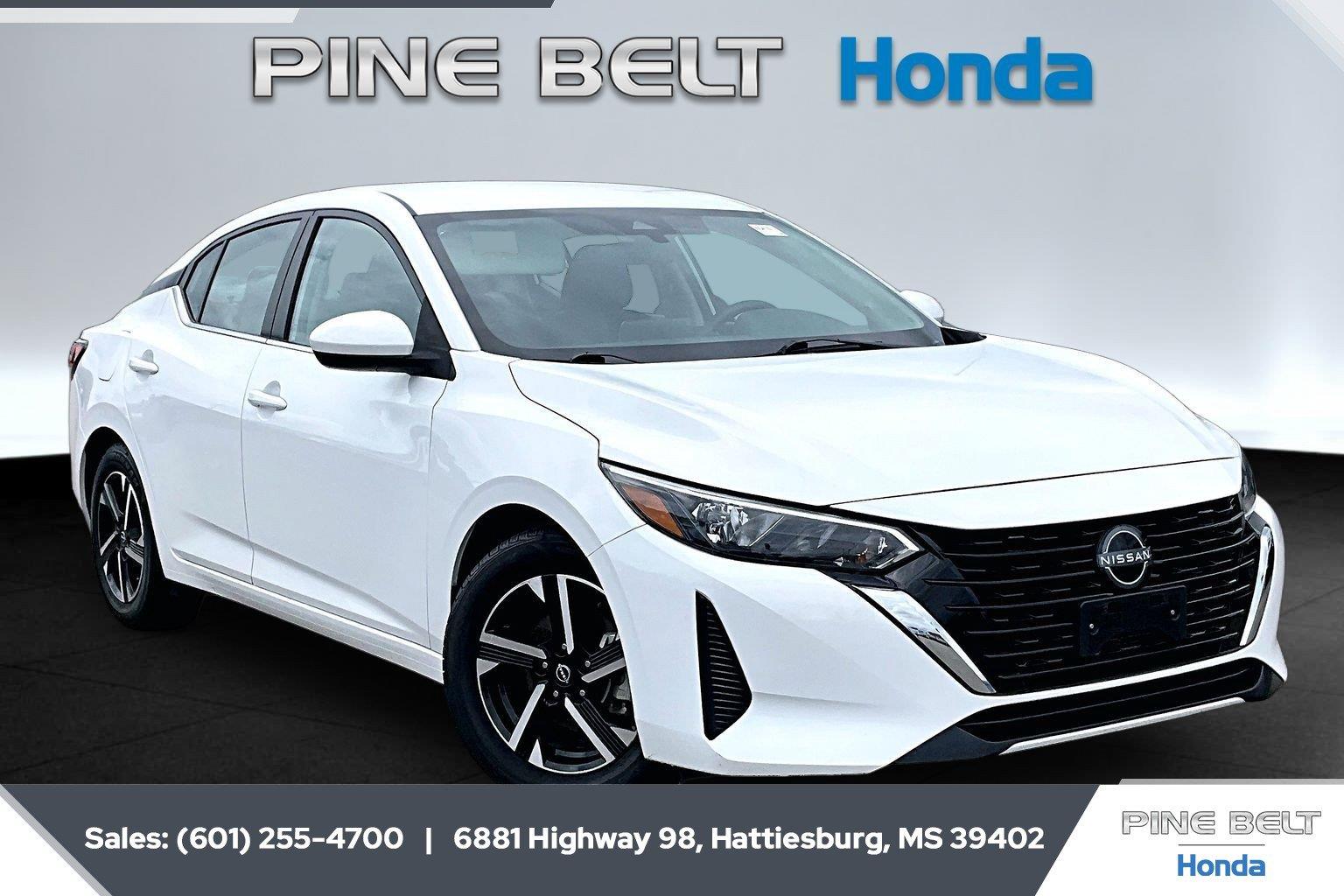 White (Fresh Powder) 2025 Nissan Sentra Sedan Front-Wheel Drive Continuously Variable Transmission