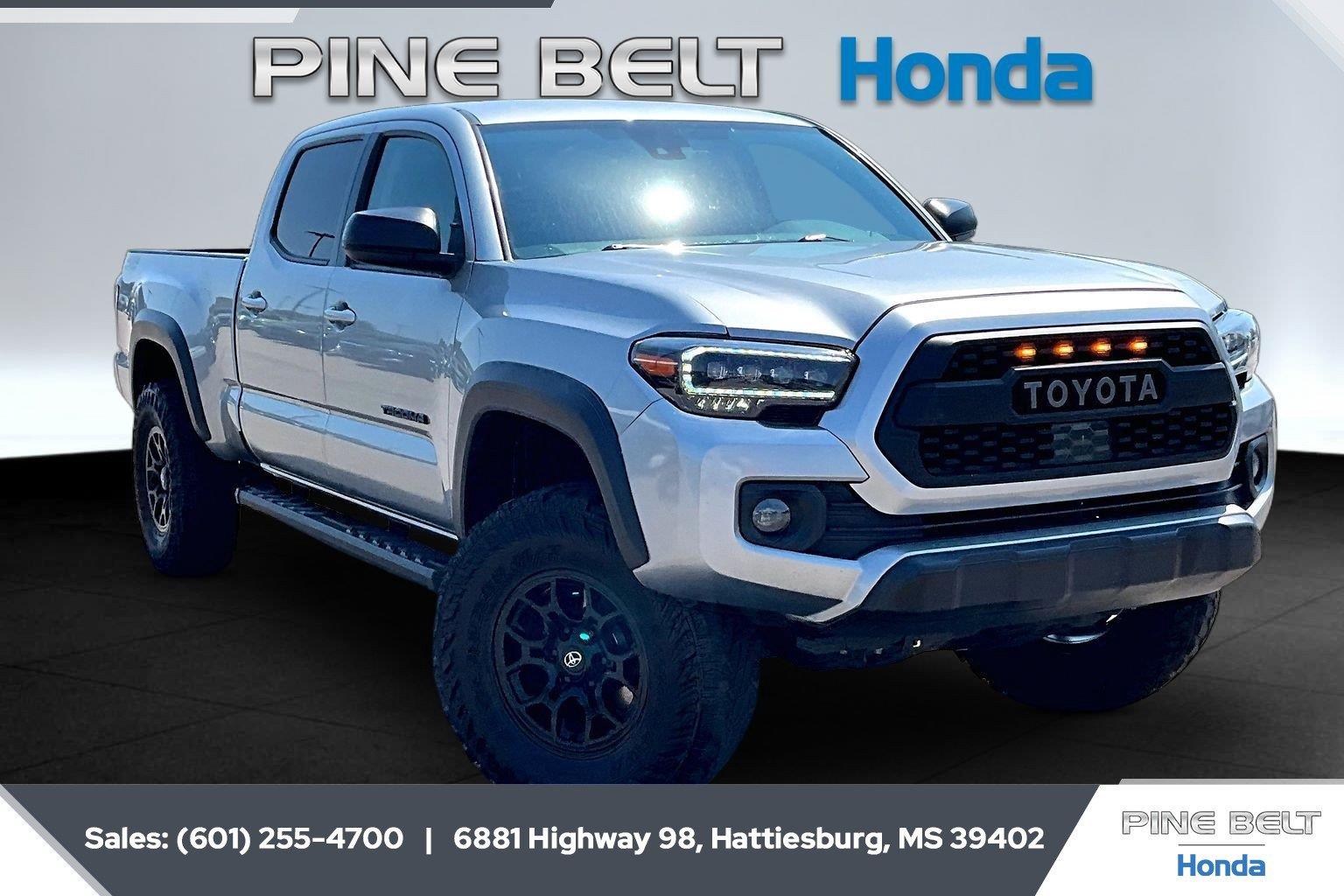 Celestial Silver Metallic 2023 Toyota Tacoma Pickup Truck Four-Wheel Drive 6-Speed Automatic