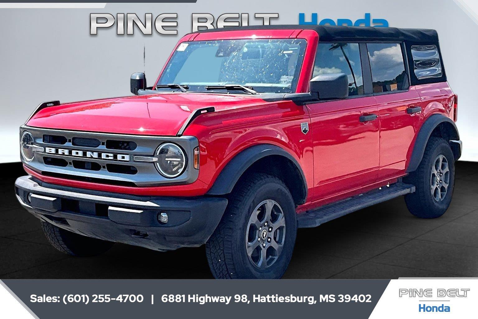 Race Red 2021 Ford Bronco SUV / Crossover Four-Wheel Drive Automatic