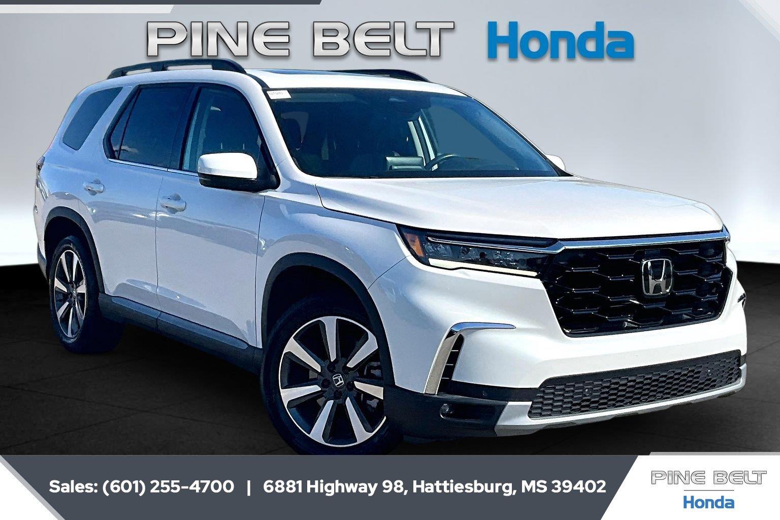 Platinum White Pearl 2023 Honda Pilot SUV / Crossover Front-Wheel Drive Automatic