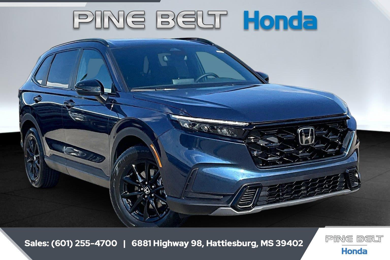 Canyon River Blue Metallic 2027 Honda CR-V Hybrid SUV / Crossover Front-Wheel Drive Continuously Variable Transmission