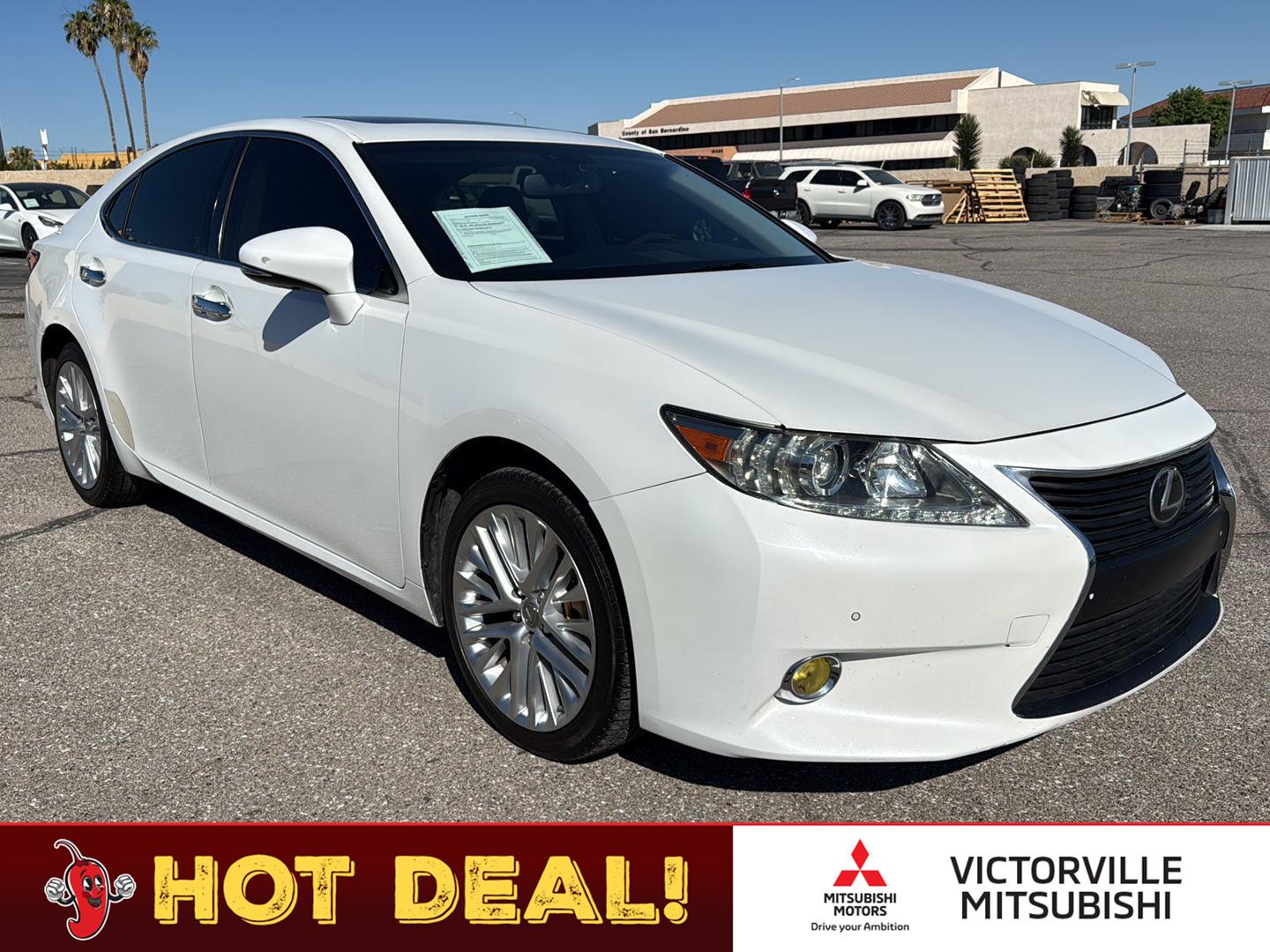 Starfire Pearl 2013 Lexus ES Sedan Front-Wheel Drive Automatic