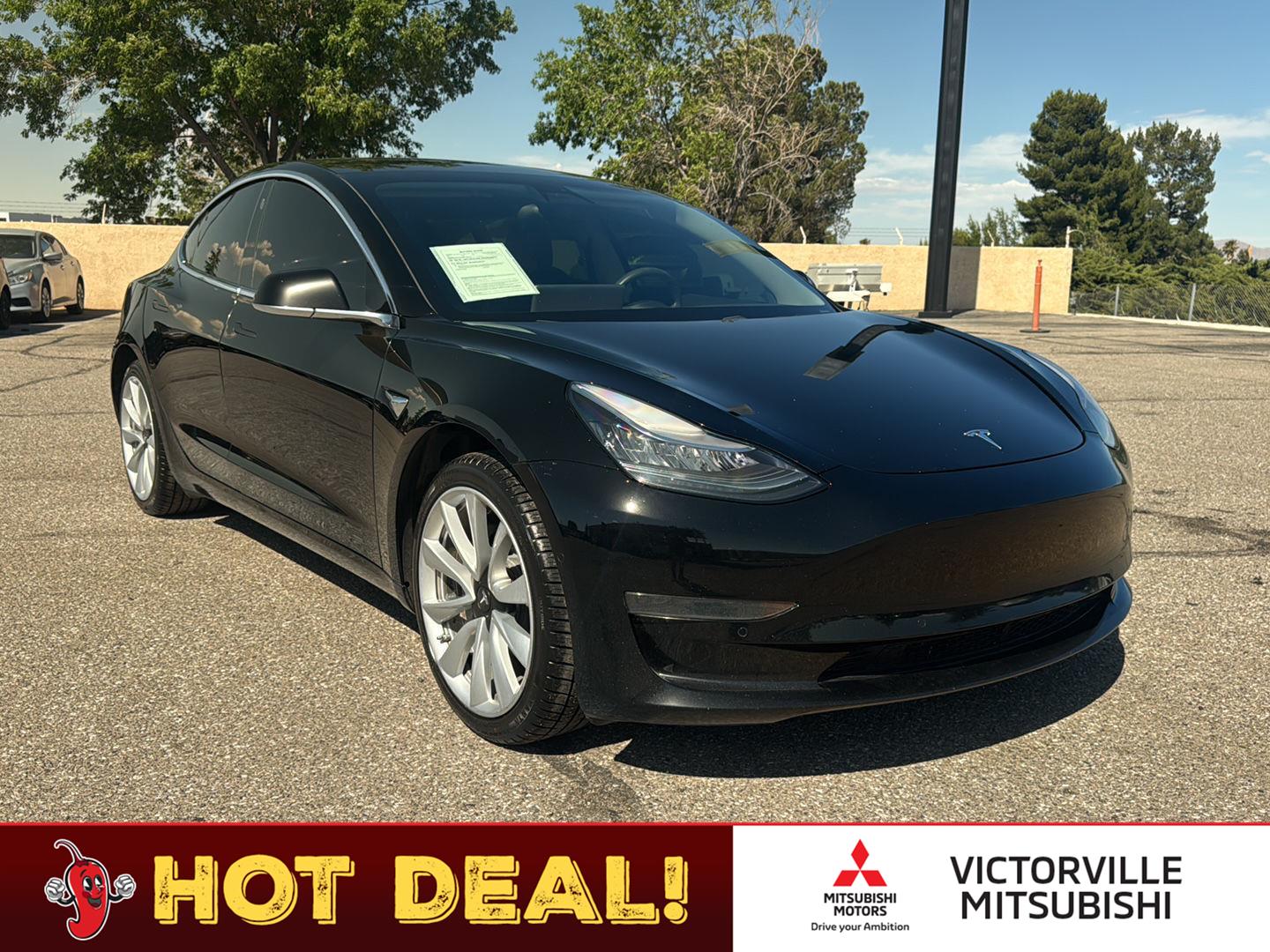 Solid Black 2020 Tesla Model 3 Sedan All-Wheel Drive Automatic