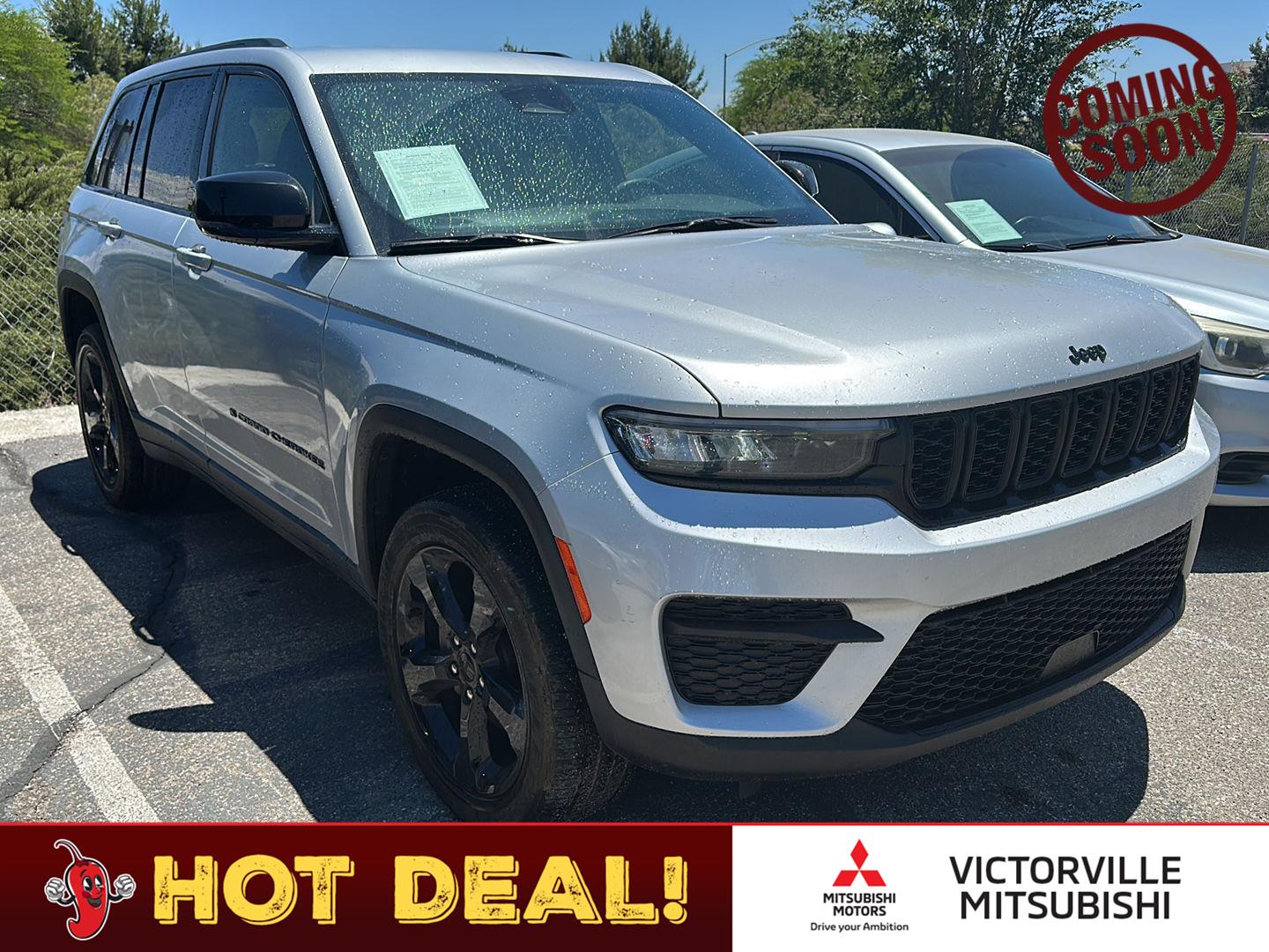 Silver 2023 Jeep Grand Cherokee SUV / Crossover Four-Wheel Drive 8-Speed Automatic