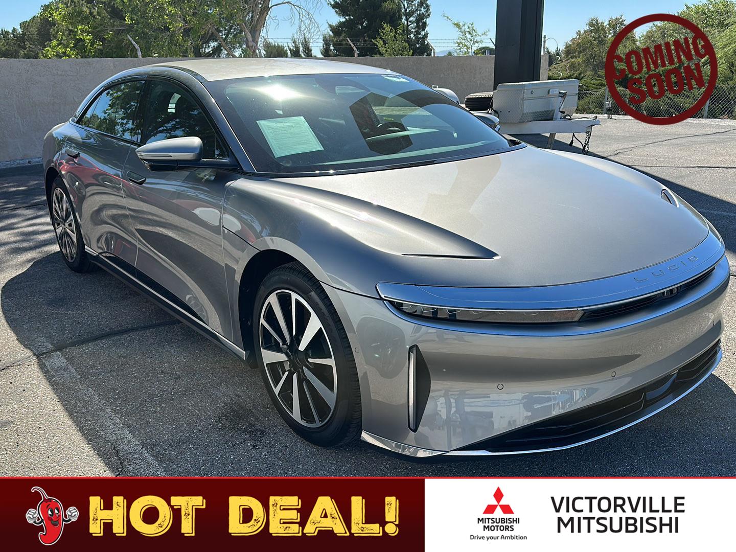 Silver 2023 Lucid Air Sedan All-Wheel Drive