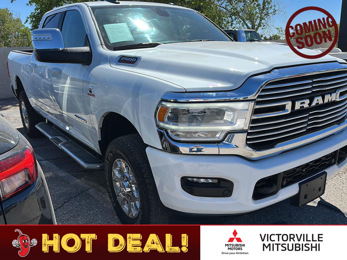 Bright White Clearcoat 2024 RAM 2500 Pickup Truck Four-Wheel Drive 6-Speed Automatic