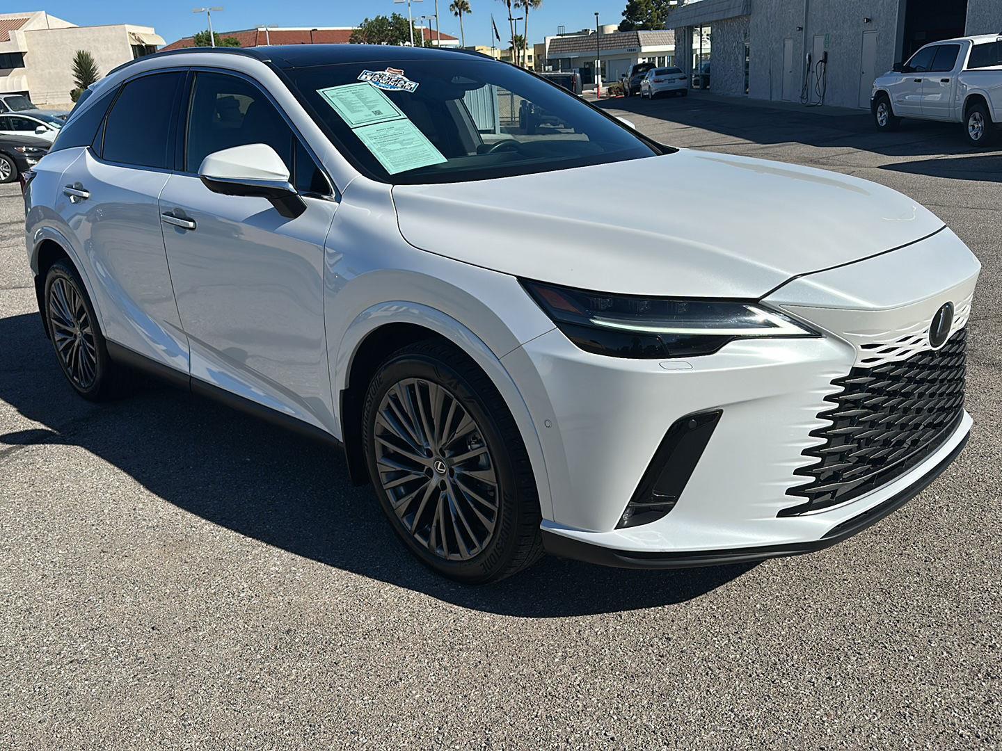 Eminent White Pearl 2023 Lexus RX Hybrid SUV / Crossover All-Wheel Drive Continuously Variable Transmission