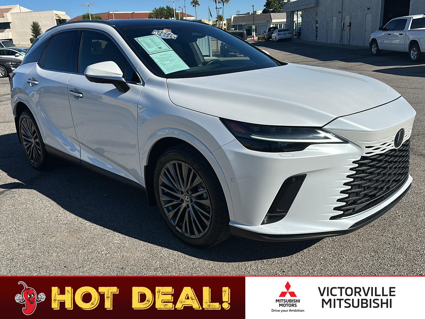 Eminent White Pearl 2023 Lexus RX Hybrid SUV / Crossover All-Wheel Drive Continuously Variable Transmission