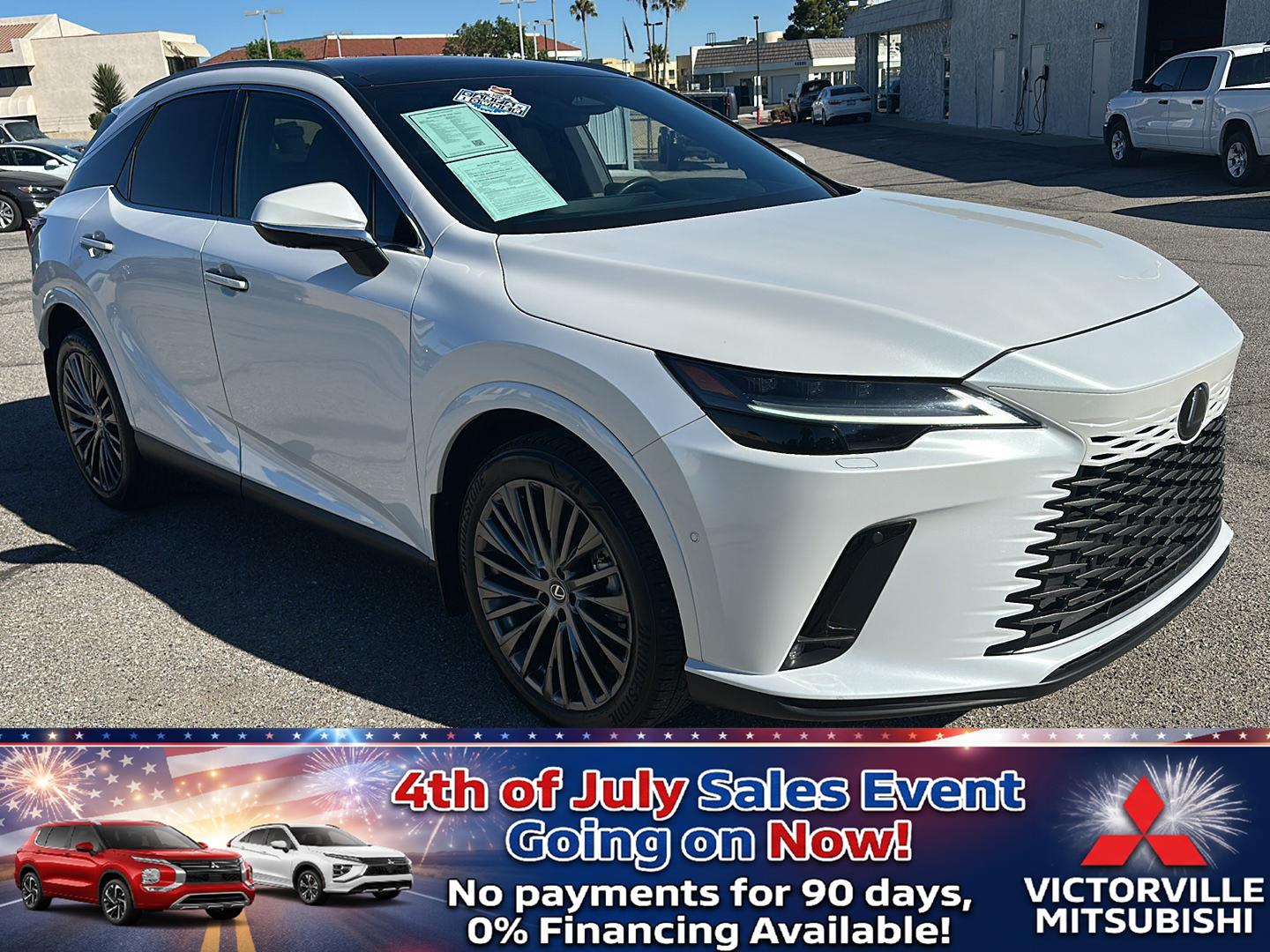 Eminent White Pearl 2023 Lexus RX Hybrid SUV / Crossover All-Wheel Drive Continuously Variable Transmission