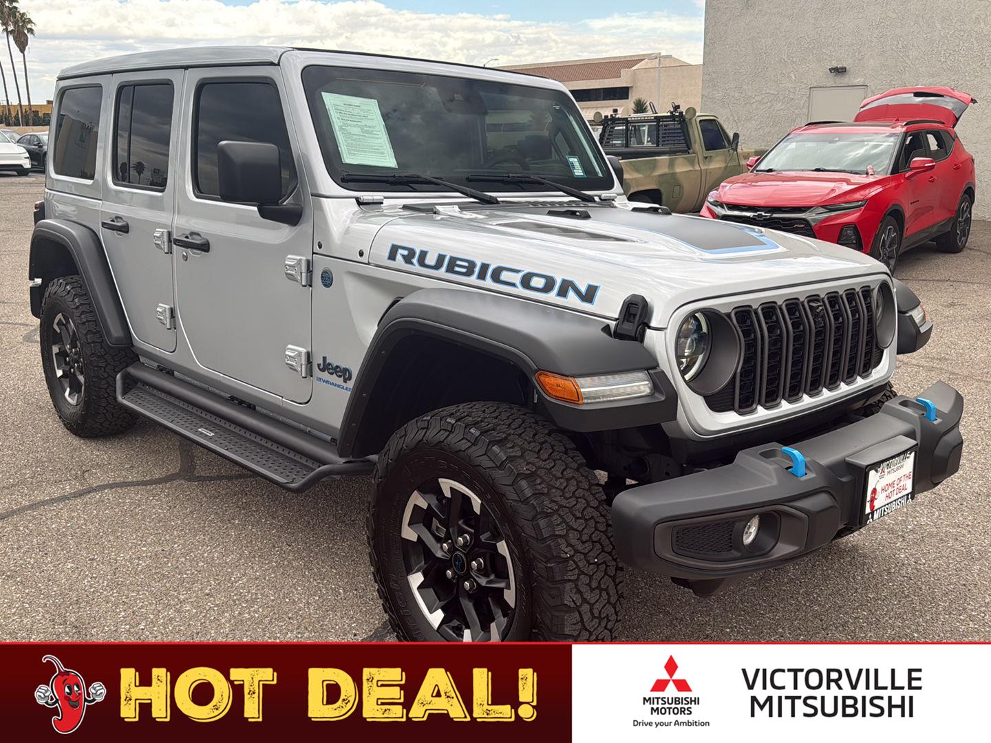 Silver Zynith Clearcoat 2024 Jeep Wrangler 4xe SUV / Crossover Four-Wheel Drive 8-Speed Automatic