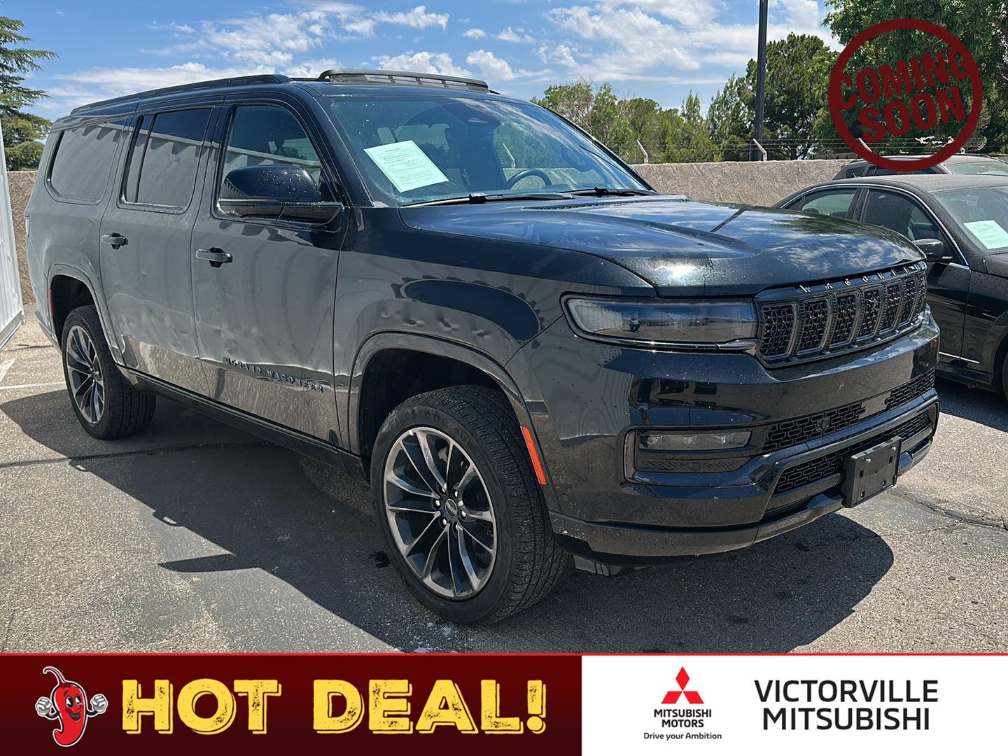 Diamond Black Crystal Pearlcoat 2024 Jeep Grand Wagoneer L SUV / Crossover Four-Wheel Drive 8-Speed Automatic