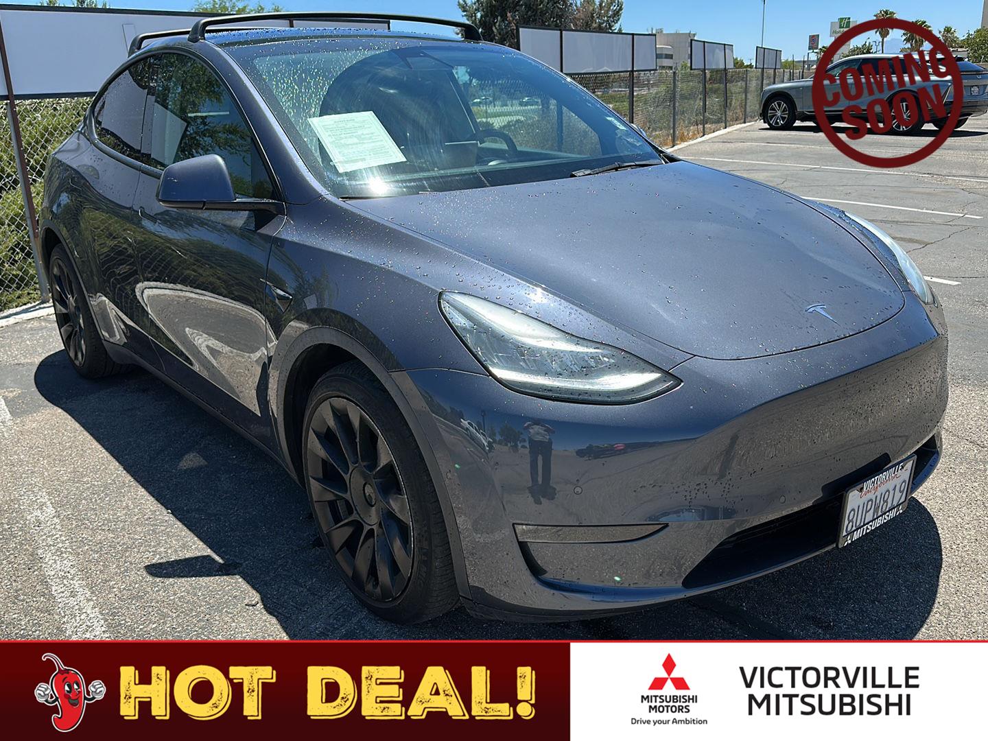 Midnight Silver Metallic 2021 Tesla Model Y SUV / Crossover All-Wheel Drive Automatic