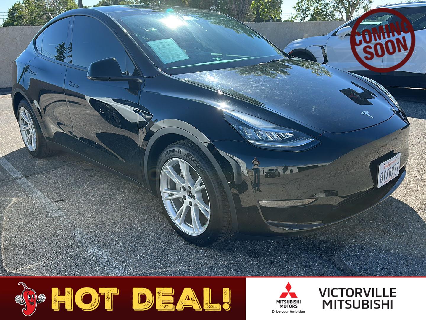 Solid Black 2021 Tesla Model Y SUV / Crossover All-Wheel Drive Automatic