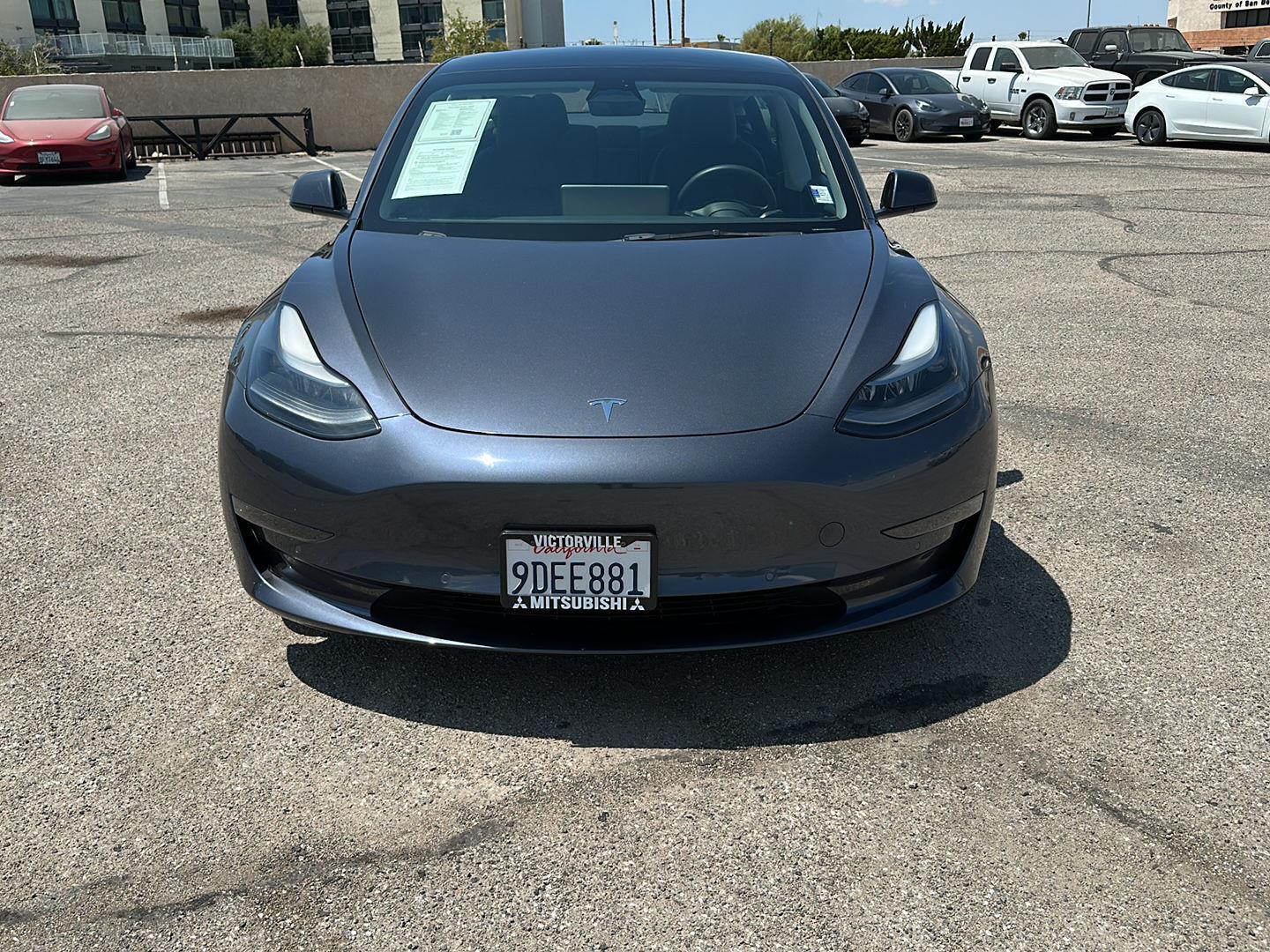 Used 2022 Tesla Model 3 Base with VIN 5YJ3E1EAXNF373111 for sale in Victorville, CA