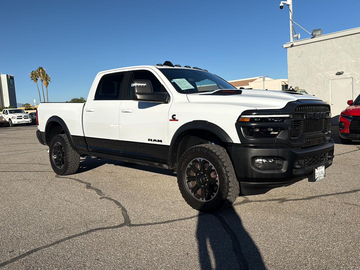 Bright White Clearcoat 2025 RAM 2500 Pickup Truck Four-Wheel Drive 8-Speed Automatic