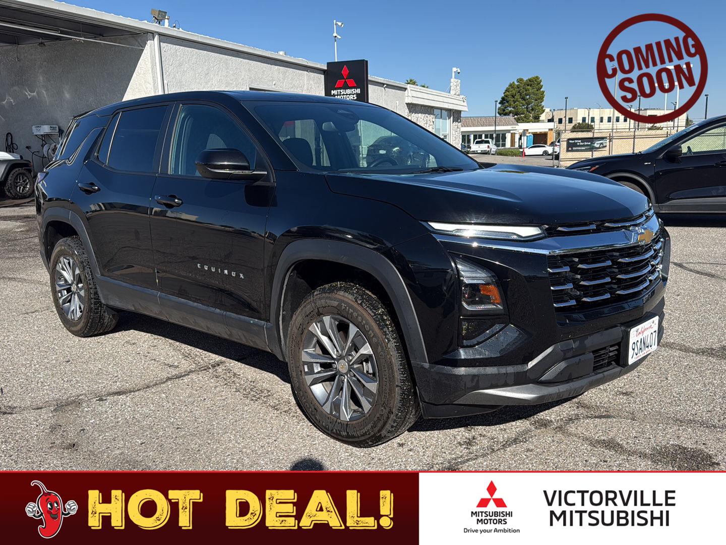 Mosaic Black Metallic 2025 Chevrolet Equinox SUV / Crossover Front-Wheel Drive Continuously Variable Transmission