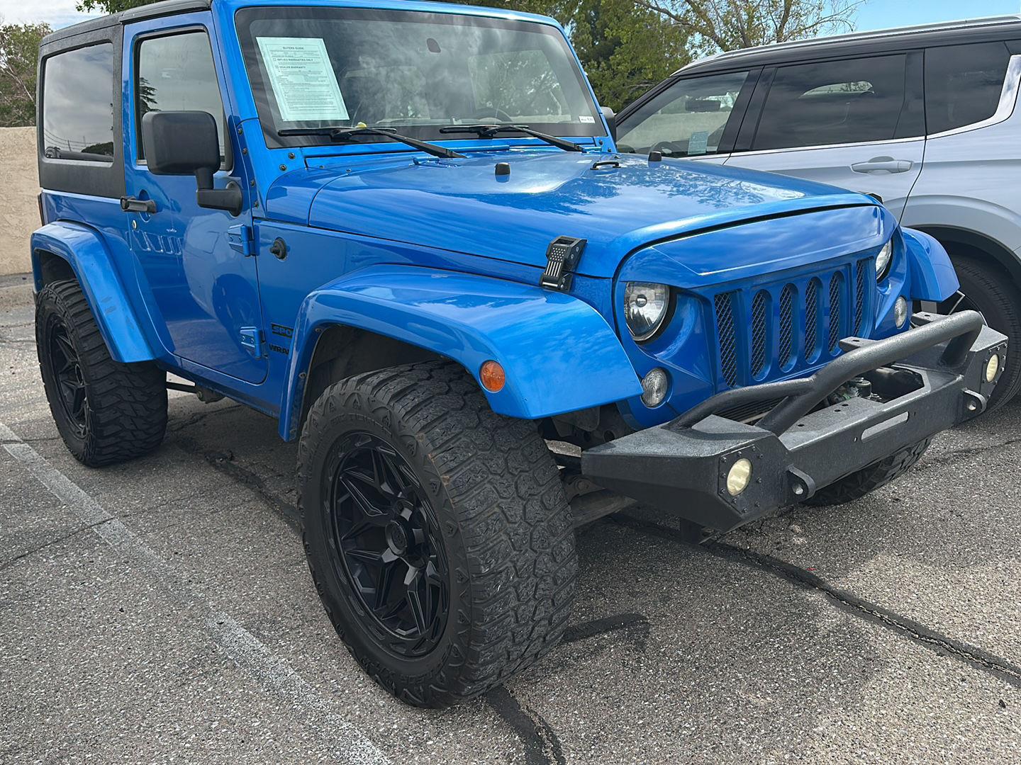 Hydro Blue Pearl Coat 2015 Jeep Wrangler SUV / Crossover Four-Wheel Drive 5-Speed Automatic