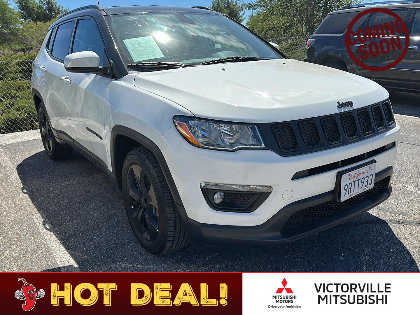 White Clearcoat 2021 Jeep Compass SUV / Crossover Front-Wheel Drive 6-Speed Automatic