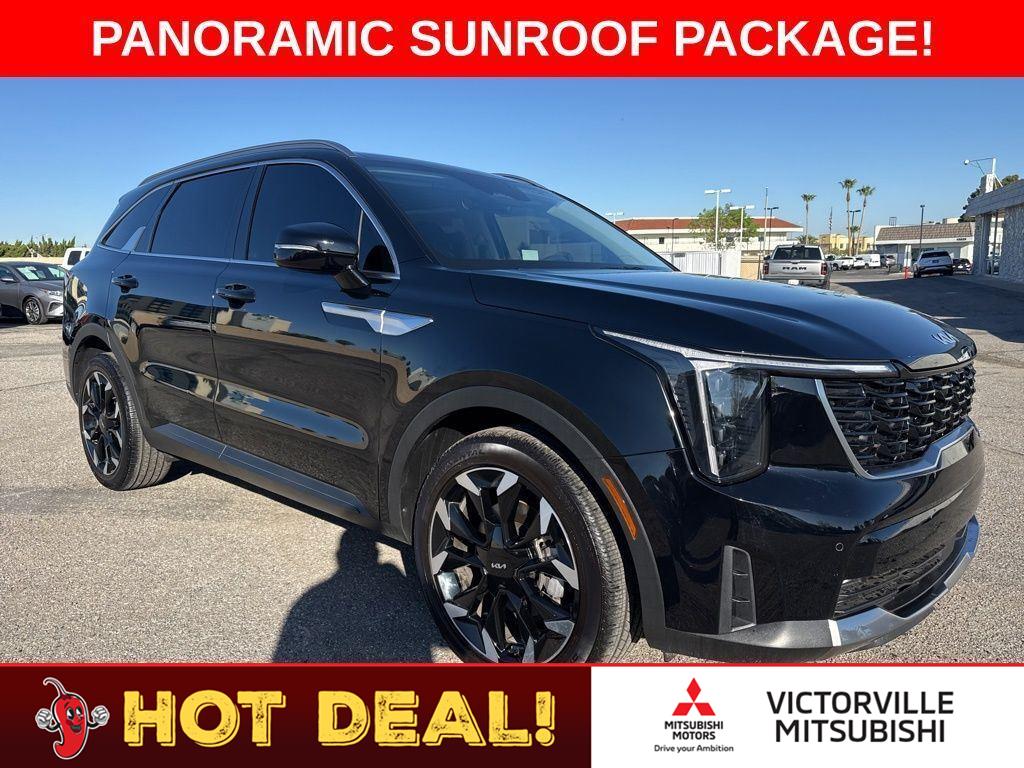 Ebony Black 2025 Kia Sorento SUV / Crossover Front-Wheel Drive 8-Speed Automatic