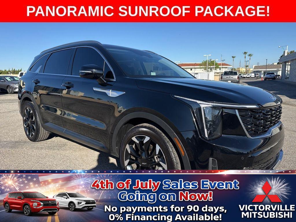 Ebony Black 2025 Kia Sorento SUV / Crossover Front-Wheel Drive 8-Speed Automatic