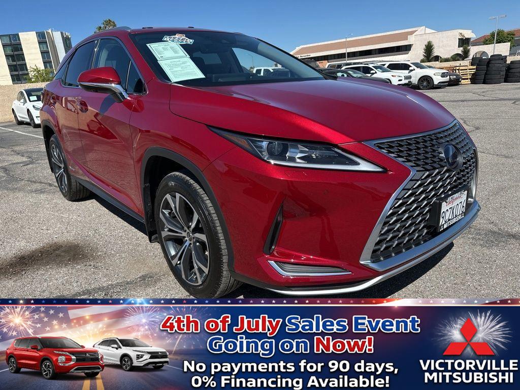 Matador Red Mica 2022 Lexus RX Hybrid SUV / Crossover All-Wheel Drive Continuously Variable Transmission