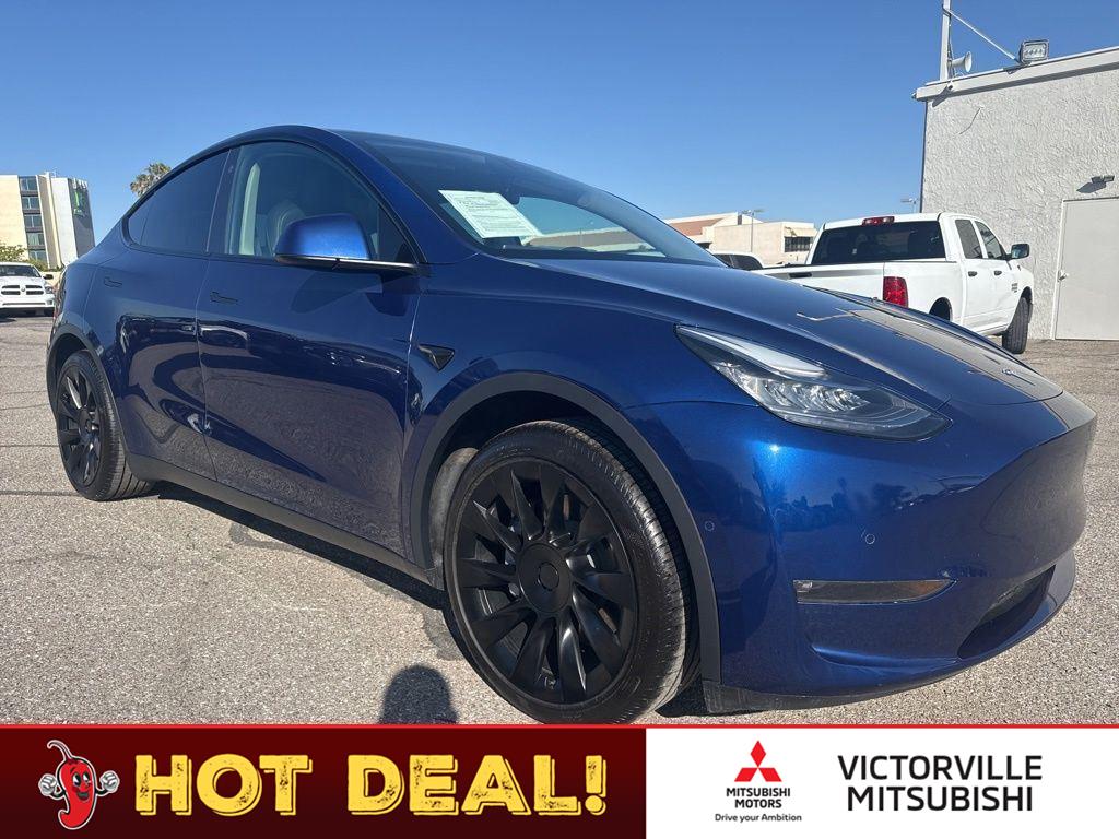 Deep Blue Metallic 2021 Tesla Model Y SUV / Crossover All-Wheel Drive Automatic