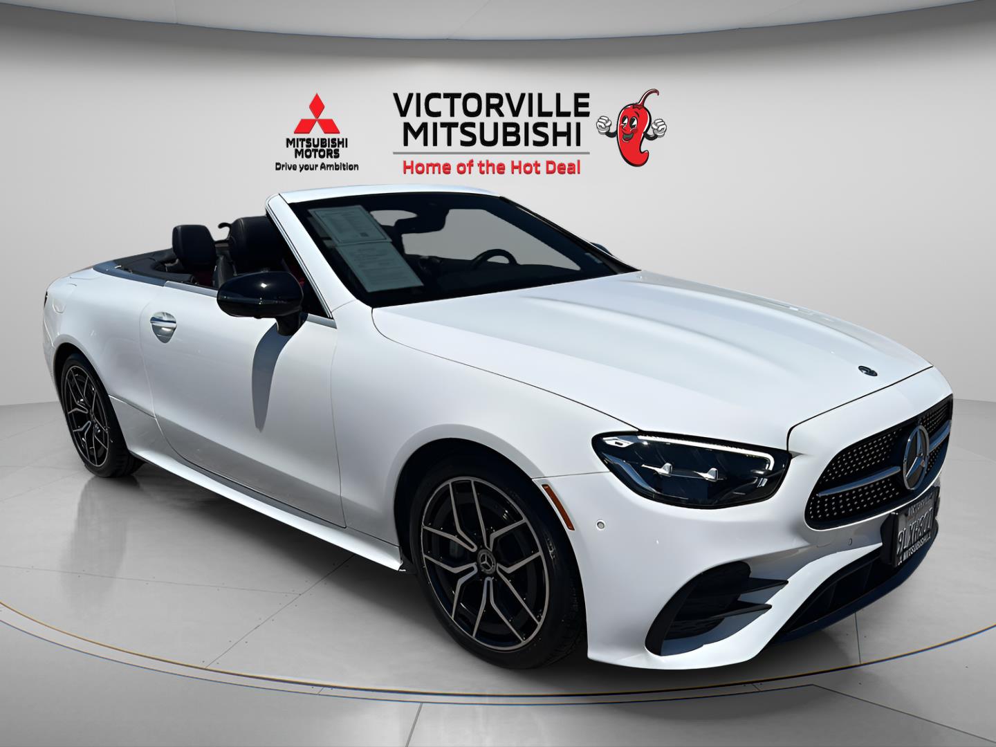 Polar White 2021 Mercedes-Benz E-Class Convertible Rear-Wheel Drive Automatic