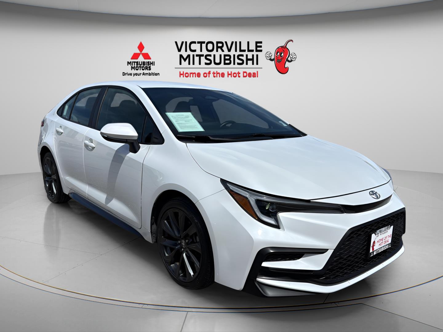 White (Wind Chill Pearl) 2024 Toyota Corolla Sedan Front-Wheel Drive Continuously Variable Transmission