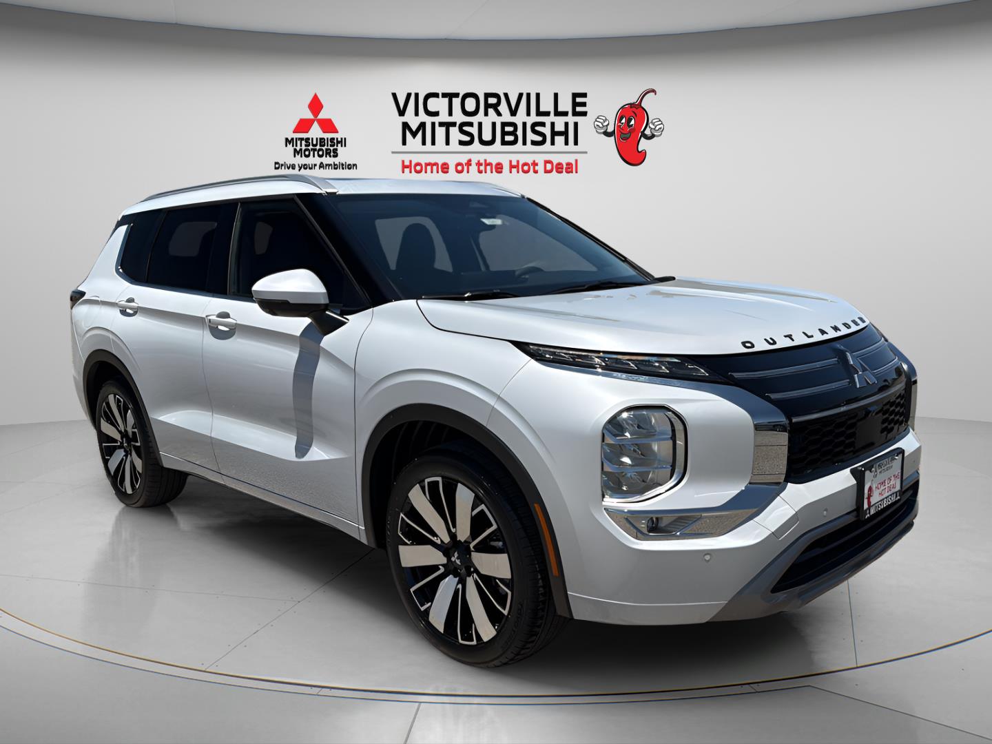 White Diamond 2026 Mitsubishi Outlander SUV / Crossover Front-Wheel Drive Continuously Variable Transmission