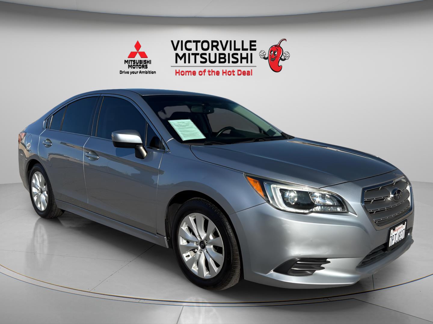 Ice Silver Metallic 2016 Subaru Legacy Sedan All-Wheel Drive Continuously Variable Transmission