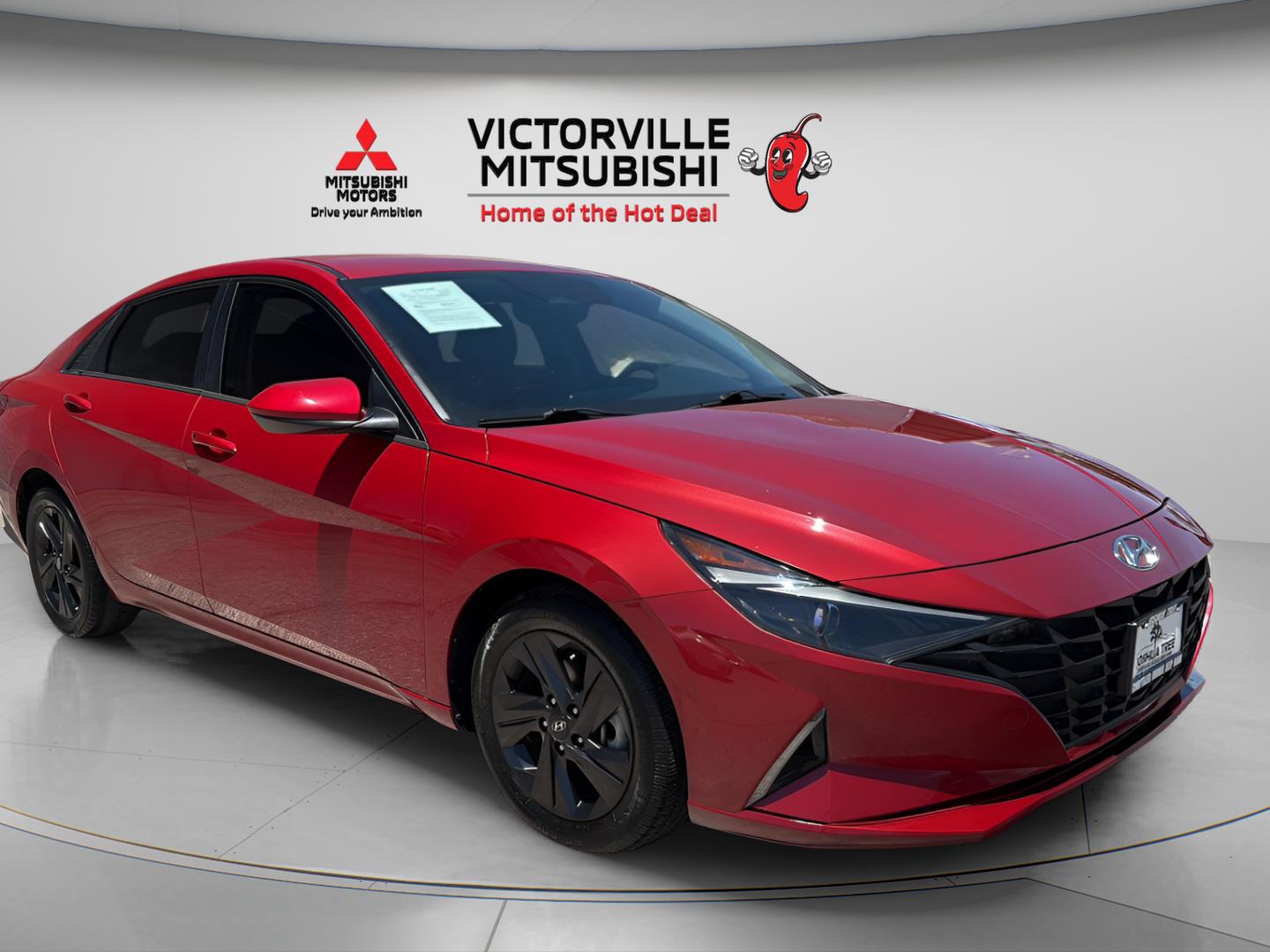Calypso Red 2022 Hyundai Elantra Sedan Front-Wheel Drive Continuously Variable Transmission