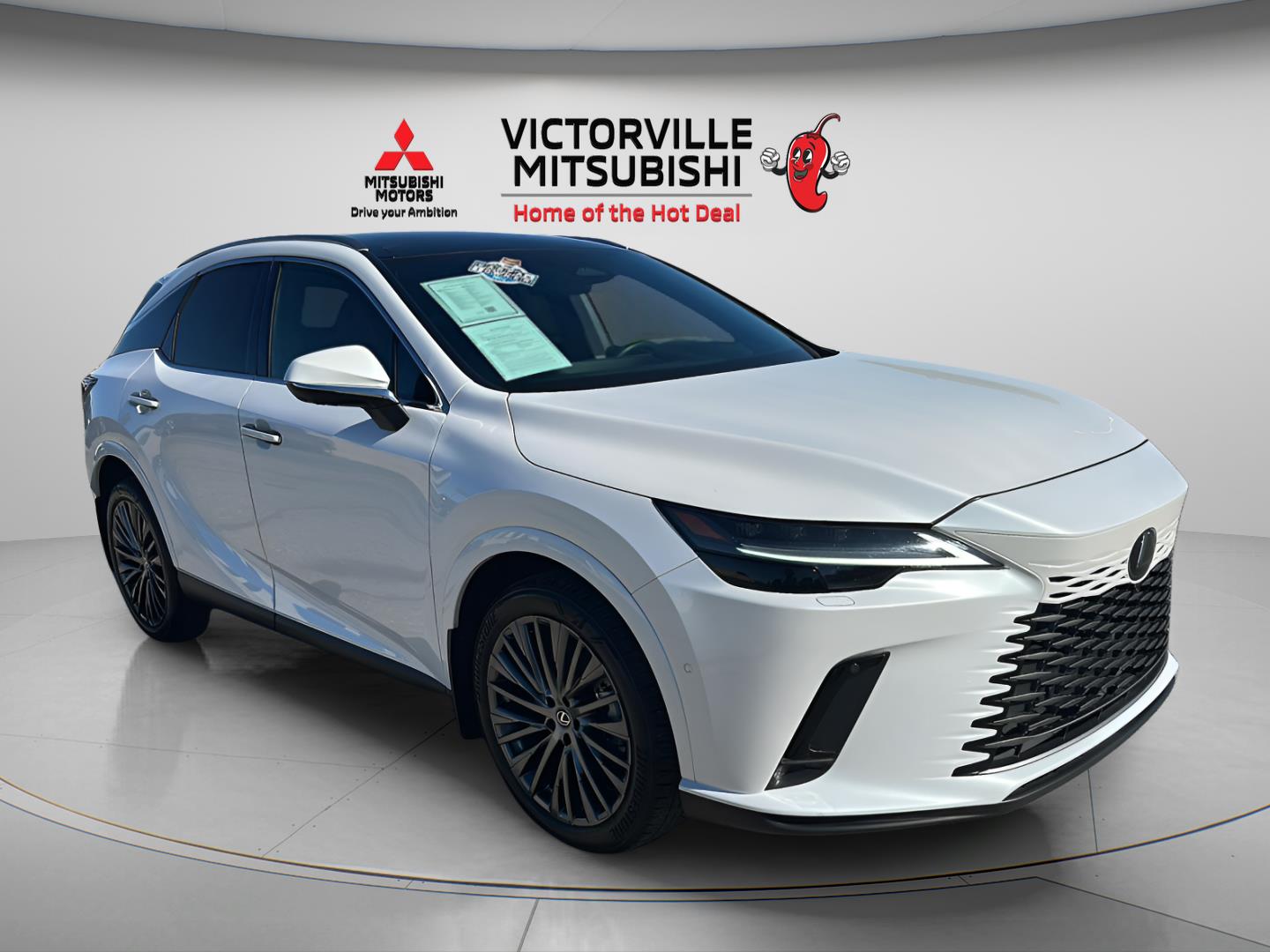 Eminent White Pearl 2023 Lexus RX Hybrid SUV / Crossover All-Wheel Drive Continuously Variable Transmission