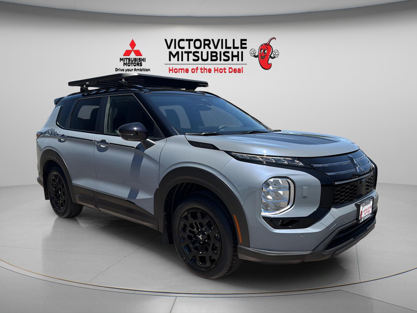 Moonstone Gray Metallic 2026 Mitsubishi Outlander SUV / Crossover All-Wheel Drive Continuously Variable Transmission